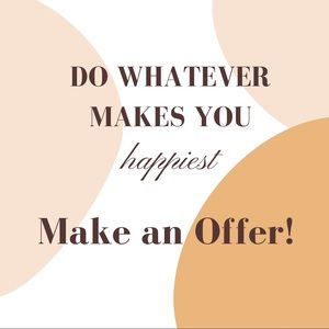 Don’t delay or wait! Make me an offer :)